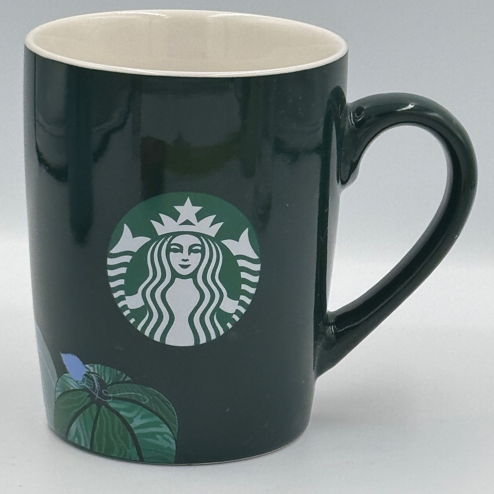 Starbucks 2021 Forest Green Botanical Leaf Siren Logo Ceramic Coffee Mug 10oz